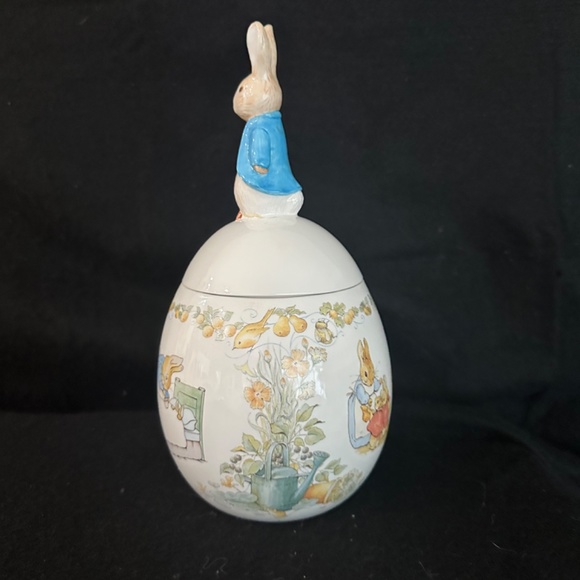 Beatrix Potter 1996, Vintage Teleflora Gift, candy/ cookies jar - Picture 4 of 10